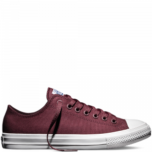 converse pelle bordeaux
