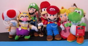 Super Mario peluche 40 cm Nintendo Diddy Donkey Toad 