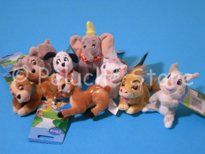 Animal Friends Disney portachiavi peluche 10 cm Originale Timpete Vagabondo Marie