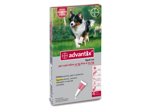 Advantix 4 Spot On Antiparassitario 10-25 kg Bayer