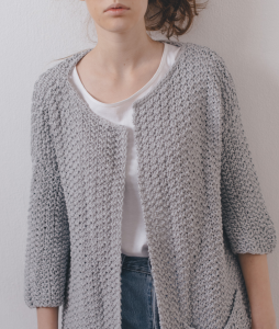 Diana Coat: Cotton Knit Kit for Cardigans and Vests online + Pattern ...