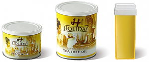 Holiday - Cera Liposolubile Professionale - Tea Tree Oil Cartuccia - 100 ml