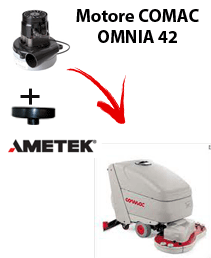 OMNIA 42 Vacuum motors AMETEK for scrubber dryer Comac