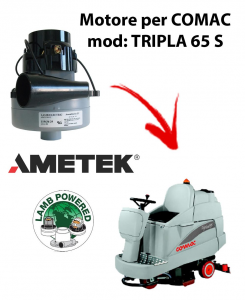 Tripla 65S Ametek Vacuum Motor for scrubber dryer Comac a partire dal 2009