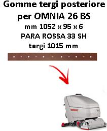 OMNIA 26 BS  Back Squeegee rubber Comac