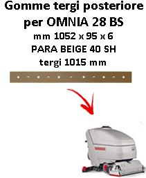 OMNIA 28 BS  Back Squeegee rubber Comac