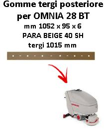 OMNIA 28 BT  Back Squeegee rubber Comac