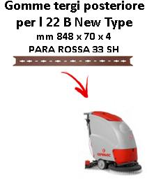 L 22 B New Type  Back Squeegee rubber Comac