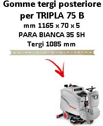 TRIPLA 75 B  Back Squeegee rubber Comac