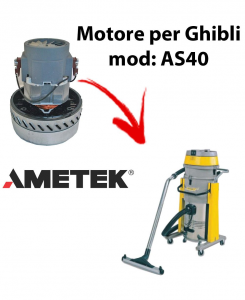 AS40  Vacuum motor Amatek for wet and dry vacuum cleaner GHIBLI