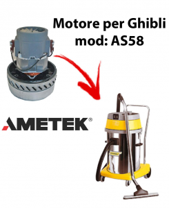 AS58  Vacuum motor Amatek for wet and dry vacuum cleaner GHIBLI