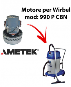 990 P CBN Vacuum motor Amatek for wet and dry vacuum cleaner WIRBEL
