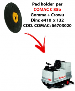 PAD HOLDER for scrubber dryer COMAC C 85. Code comac: 66703020