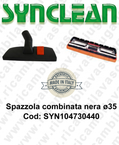 Combinated brush ⌀ 35 for vacuum cleaner E SCOPA ELETTRICA SYN104730440  (compatibile SOTECO)