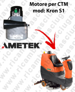 KRON S1 LAMB AMETEK vacuum motor for scrubber dryer CTM