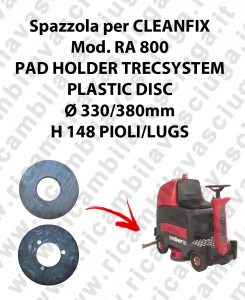 PAD HOLDER TRECSYSTEM  for scrubber dryer CLEANFIX Model RA 800