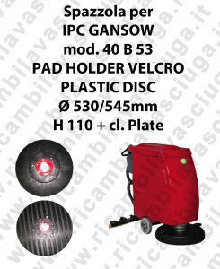 PAD HOLDER VELCRO for scrubber dryer GANSOW Model 40 B 53