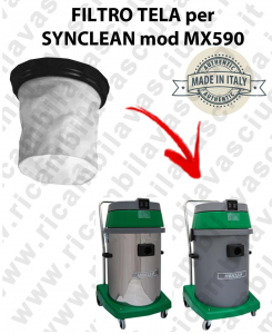  Canvas filter for vacuum cleaner SYNCLEAN Model MX 590