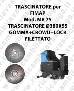 Padholder for scrubber dryer FIMAP model MR 75