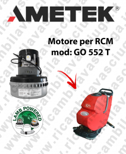 GO 552 T  Vacuum motor LAMB AMETEK scrubber dryer RCM