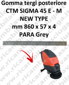 SIGMA 45 E - M new type squeegee rubber scrubber dryer back for CTM
