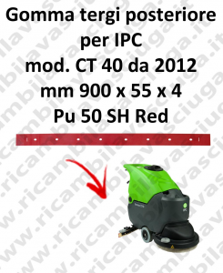 CT 40 from 2012 squeegee rubber scrubber dryer back for IPC