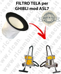  Canvas filter for vacuum cleaner GHIBLI model ASL7