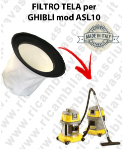  Canvas filter for vacuum cleaner GHIBLI model ASL10