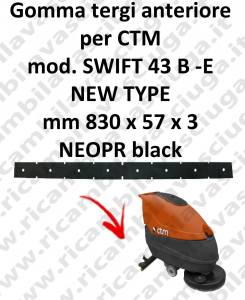 SWIFT 43 B - E new type squeegee rubber scrubber dryer front for CTM