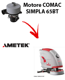 SIMPLA 65BT  Motore de aspiración Ametek para fregadora Comac
