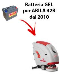 BATTERIA para ABILA 42B fregadoras COMAC DAL 2010