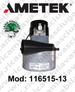 Motore de aspiración 116515-13 LAMB AMETEK  para fregadora