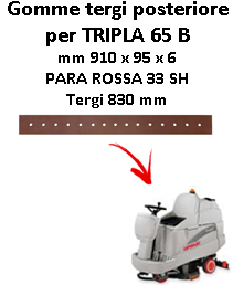 TRIPLA 65 B  goma de secado trasero Comac