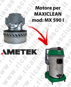MX 590 I Motore de aspiración AMETEK para aspiradora y aspiradora húmeda MAXICLEAN