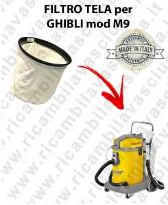  Filtro de tela para aspiradora GHIBLI Model M9