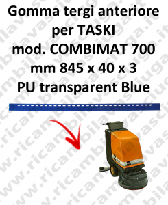 COMBIMAT 700 goma de secado fregadora delantera para TASKI