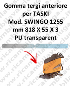 goma de secado delantera para fregadora TASKI Model SWINGO 1255