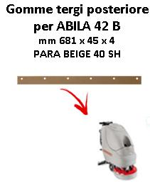 ABILA 42 B Hinten sauglippen für scheuersaugmaschinen COMAC