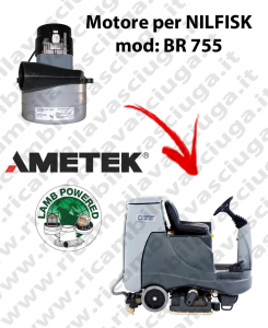 BR 755 Saugmotor LAMB AMETEK für scheuersaugmaschinen NILFISK