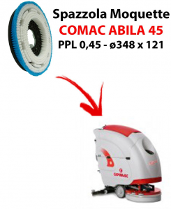 ABILA 45 Bürsten moquette für scheuersaugmaschinen COMAC