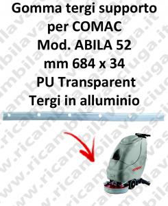 ABILA 52 Unterstützung Sauglippen für scheuersaugmaschinen COMAC