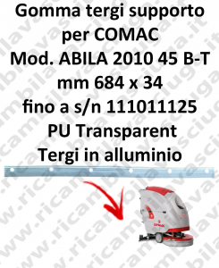 ABILA 45 bis zur Seriennummer 111011125 Unterstützung Sauglippen für scheuersaugmaschinen COMAC