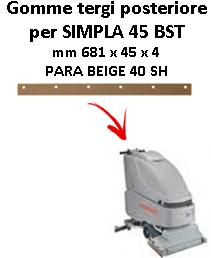 SIMPLA 45 BST BAVETTE ARRIERE Comac