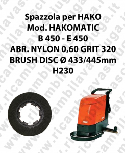 HAKOMATIC B 450 - ünd 450 Bürsten für scheuersaugmaschinen HAKO