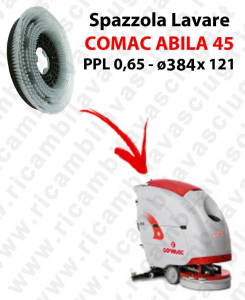 BROSSE A LAVER pour Autolaveuse COMAC ABILA 45. Reference: PPL 0,65  diamétre 384 X 121