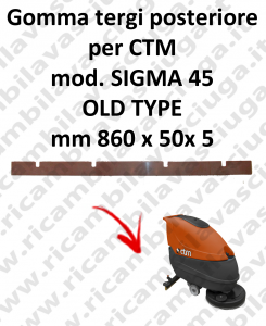 SIGMA 45 OLD TYPE Hinten sauglippen für scheuersaugmaschinen CTM