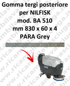 BA 510 Hinten sauglippen für scheuersaugmaschinen NILFISK