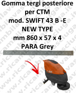 SWIFT 43 B - ünd NEW TYPE Hinten sauglippen für scheuersaugmaschinen CTM