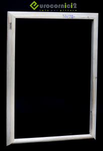 Telai stondati per tele 40mm - Stampe - in legno di abete stagionato- profilo 4 cm STONDATO - ARROTONDATO - Curvo - Telai per stampe su tela