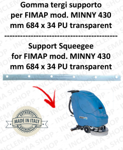 MINNY 430 Unterstützung Sauglippen für scheuersaugmaschinen FIMAP